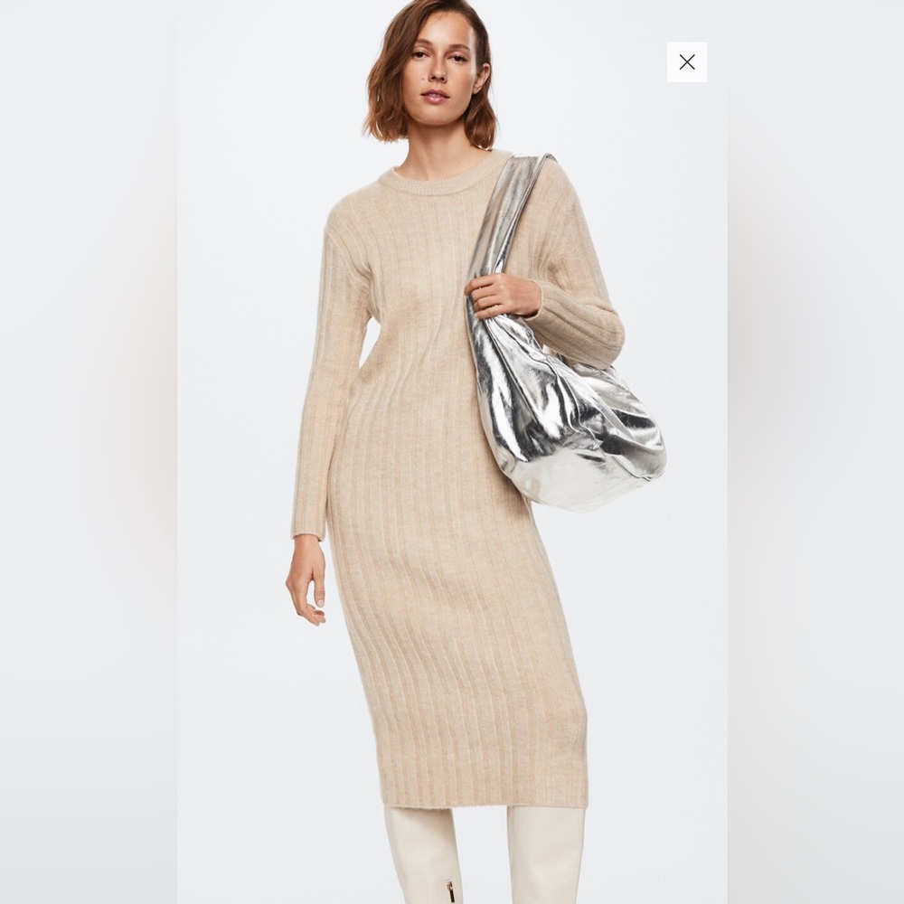 MANGO Knit Dress